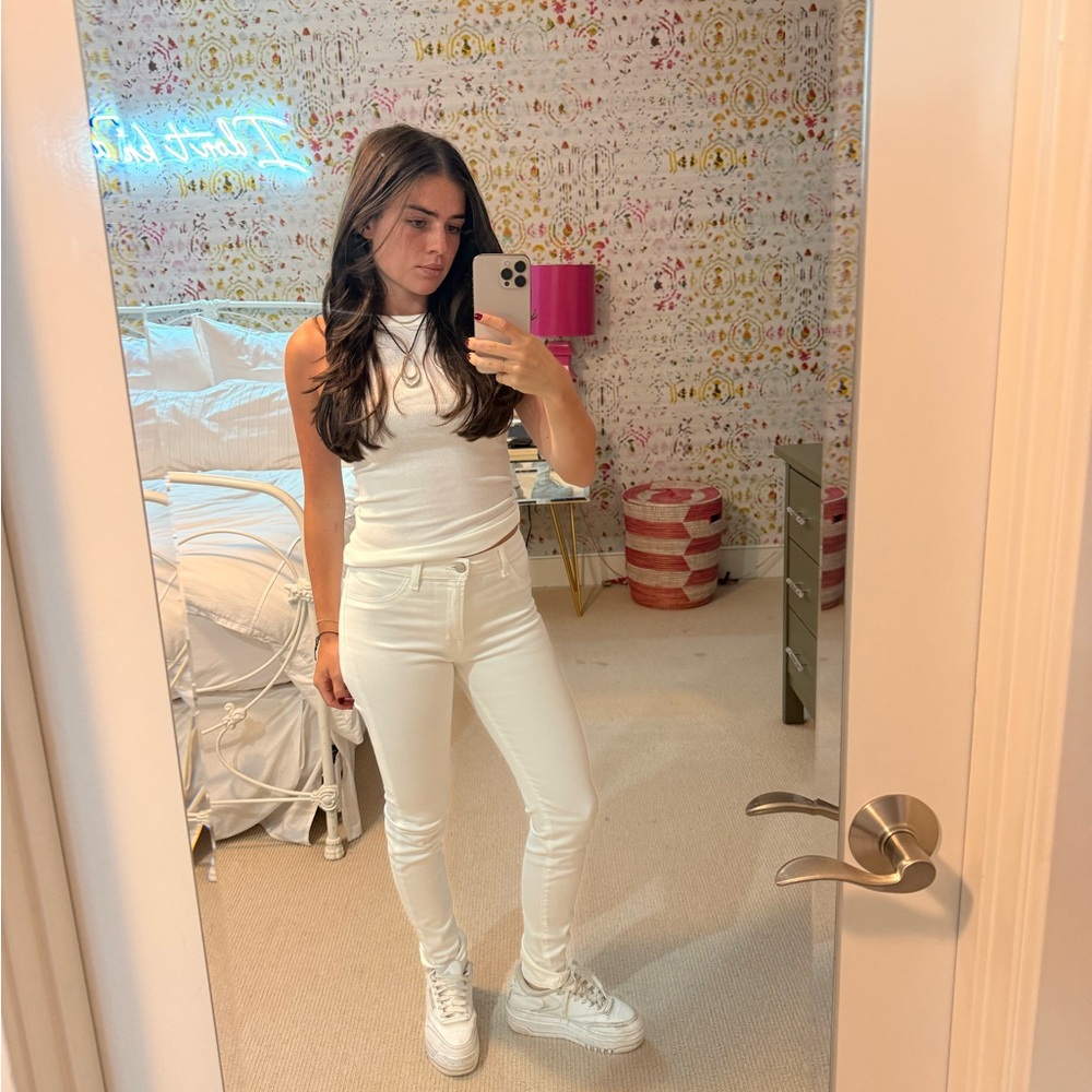 J Brand Women's White Skinny Jeans
